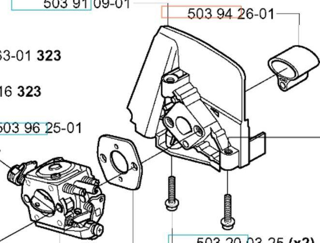 Łącznik Husqvarna 323R