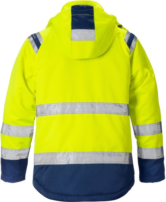 DAMSKA KURTKA ZIMOWA ODBLASKOWA FRISTADS HI-VIZ KLASY 3 4143 PP