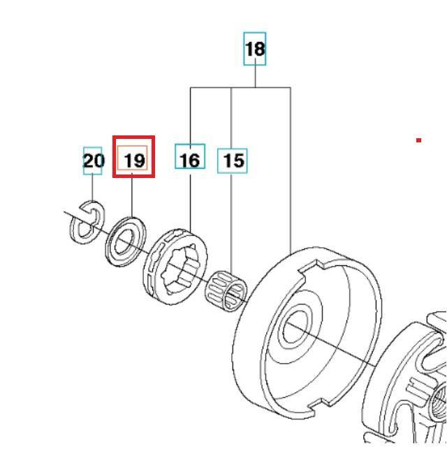 Podkładka sprzęgła 365 372 572