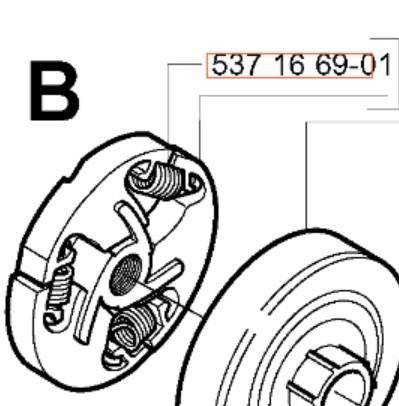 Spręzyna sprzegła 357 XP