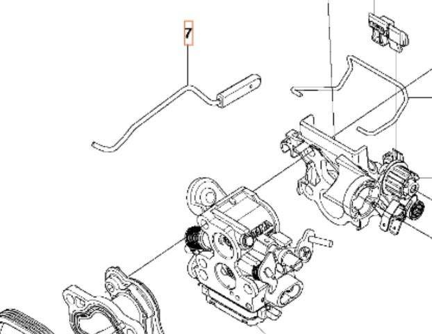 Cięgno gazu husqvarna 435, 440, 130