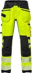 ELASTYCZNE SPODNIE ODBLASKOWE FRISTADS HI-VIZ KLASY 2 2707 PLU