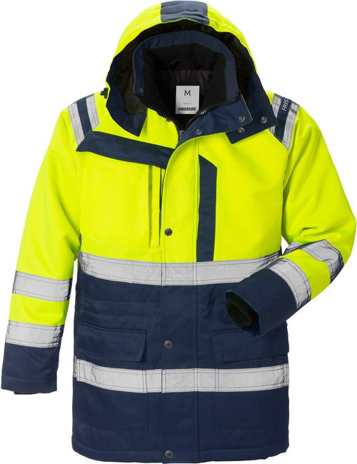 ZIMOWA KURTKA PARKA ODBLASKOWA FRISTADS HI-VIZ KLASY 3 4042 PP