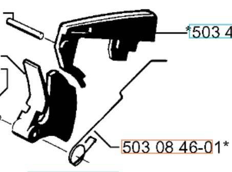 Sprężyna powrotna Husqvarna 254 xp