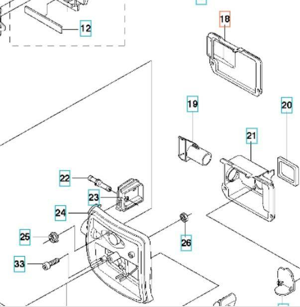 Pokrywa Husqvarna 343R