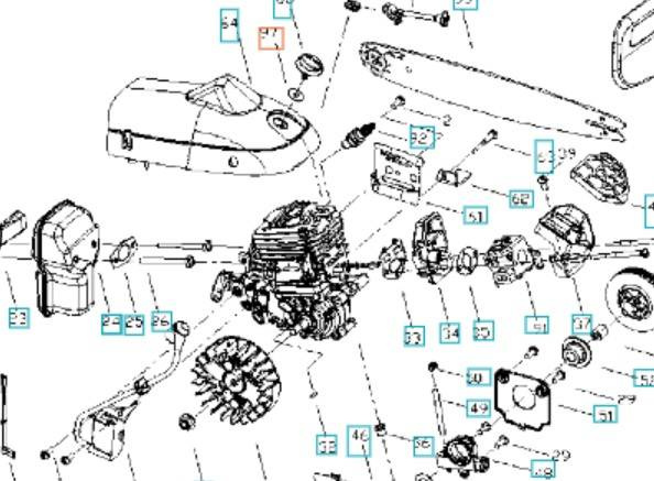 Podkładka Partner P340, P350 Husqvarna