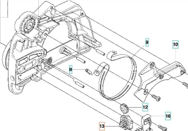 Pokrętło napinacza Husqvarna 236 235 E