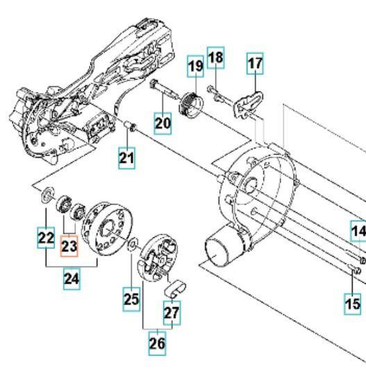 Łożysko Husqvarna K950