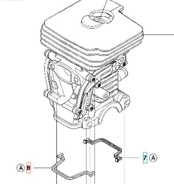 Uszczelka cylindra Husqvarna 135 435 440