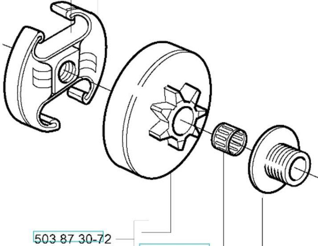 Ślimak Husqvarna 340 345 445 450