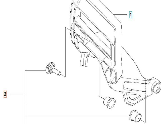 Zestaw śrub Husqvarna 550XP Mark II