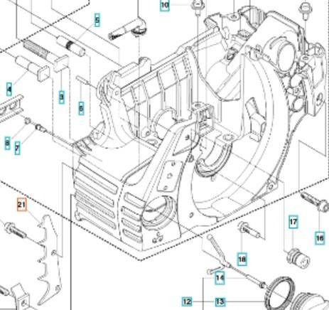 Ostroga Husqvarna 353
