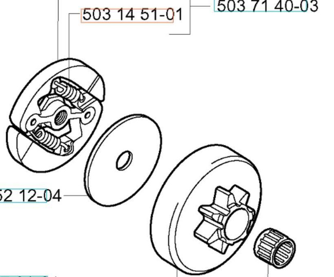 Sprężyna Husqvarna K970