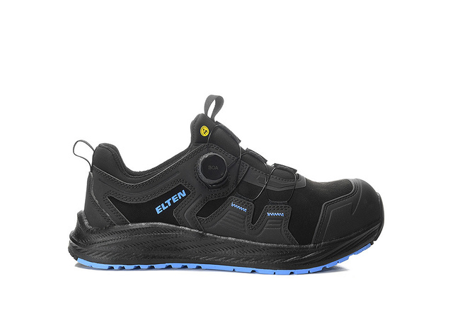 BUTY OCHRONNE ELTEN IVAR XXNF BOA® Czarno-niebieskie Low ESD S3S