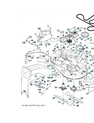 Drążek zespołu koszącego Husqvarna TC 139T
