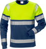 KOSZULKA ODBLASKOWA Z DŁUGIM RĘKAWEM FRISTADS HI-VIZ KLASY 1 7519 THV