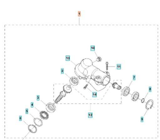 Przekładnia wykaszarki Husqvarna