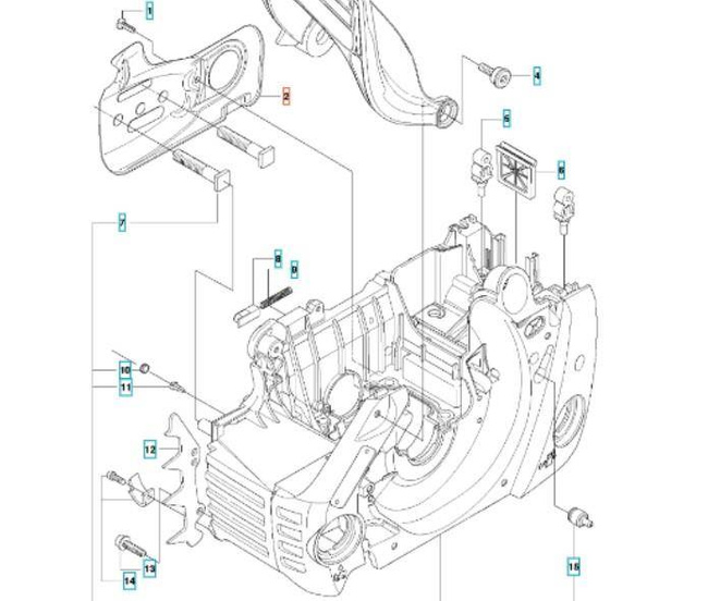 Osłona karteru Husqvarna 455