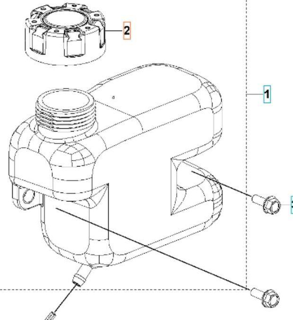 Korek paliwa kosiarka Husqvarna LC 140SP
