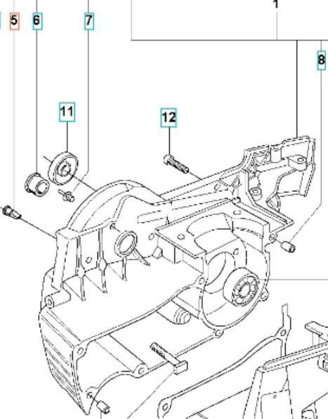 Filtr odpowietrznika oleju Husqvarna 135 435