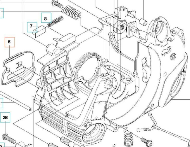 Osłona karteru Husqvarna 236