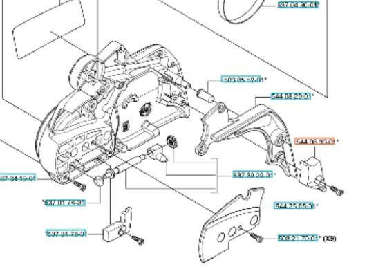 Zderzak ochronny Husqvarna 340