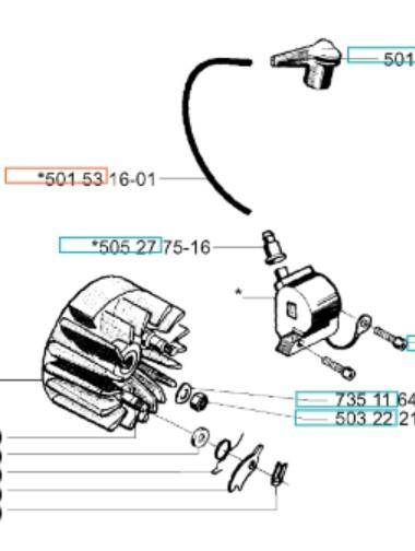 Przewód modułu Husqvarna WN 0,7MB
