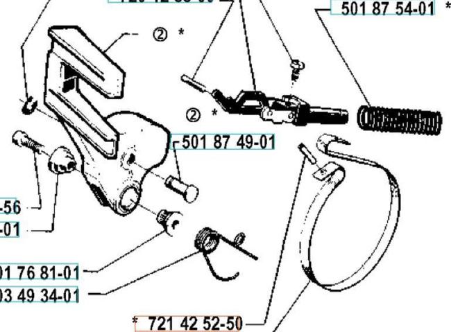 Sworzeń Husqvarna 51,254