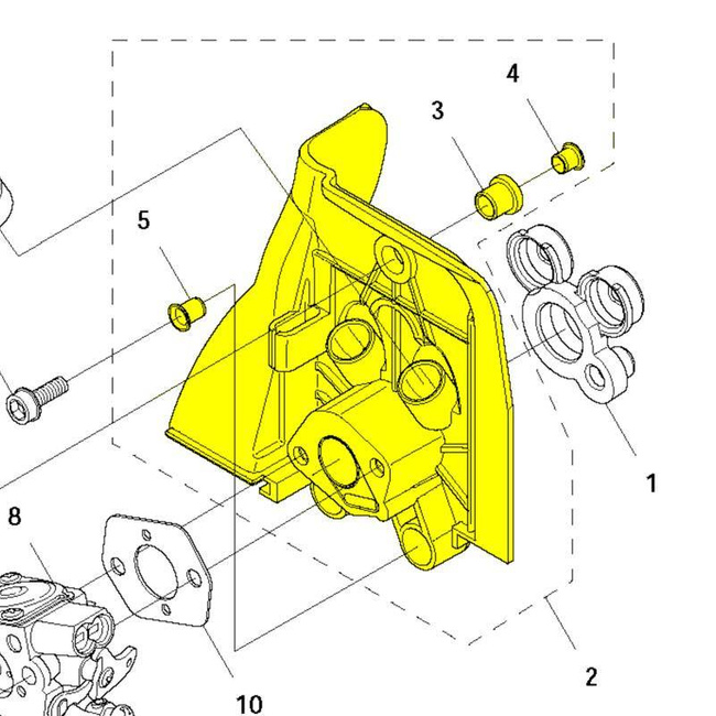 Przegroda izolacyjna Husqvarna 535 rx