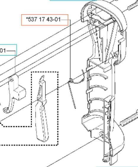 Sprężyna Husqvarna 323R 343