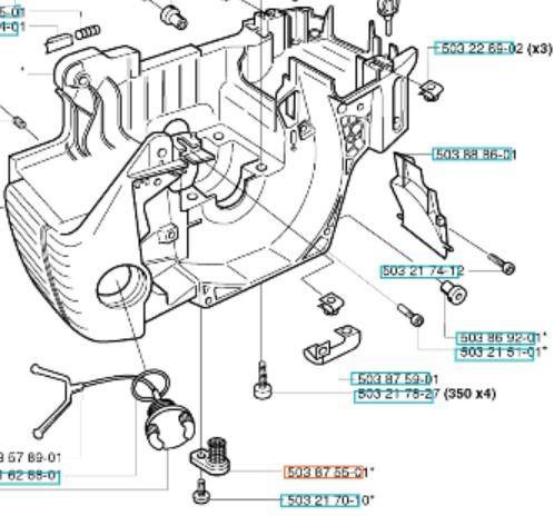 Filtr oleju Husqvarna 340,345,350