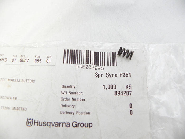 Sprężyna Husqvarna P 351