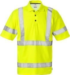 KOSZULKA POLO ODBLASKOWA FRISTADS HI-VIZ KLASY 3 7025 PHV