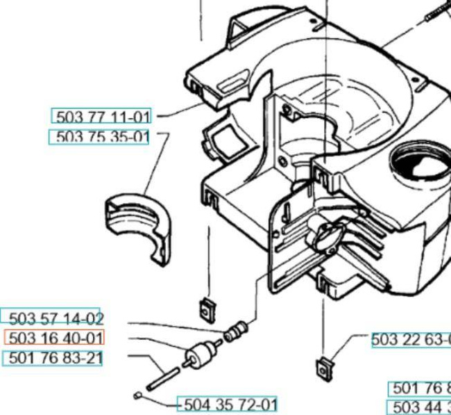 Odpowietrznik Husqvarna 40 beczka