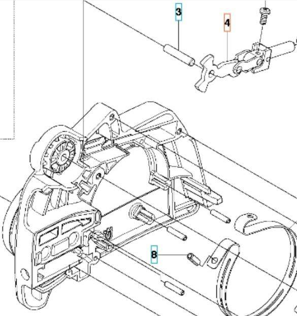 MECHANIZM HAMULCA Husqvarna 236,240, 235