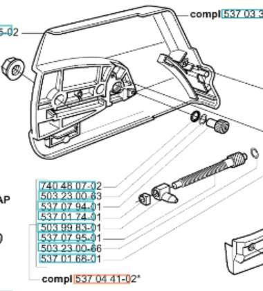 Napinacz Husqvarna 365