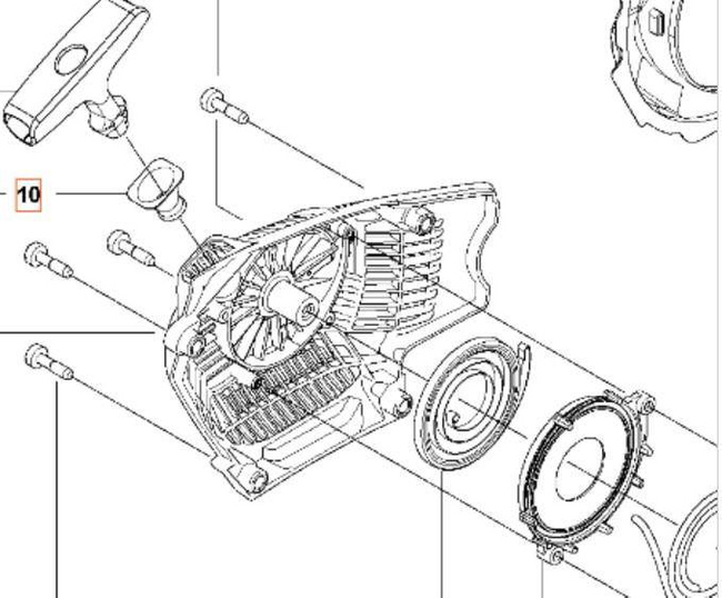 Tuleja linki rozrusznika Husqvarna okrągła 560