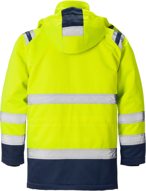 ZIMOWA KURTKA PARKA ODBLASKOWA FRISTADS HI-VIZ KLASY 3 4042 PP