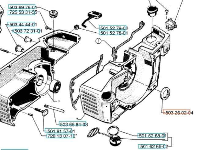 Uszczelniacz Husqvarna 272 XP 343 R od sprzęgła