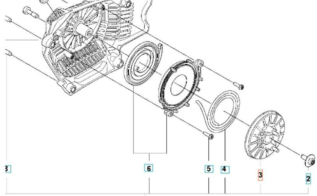 Kółko rozrusznika 560
