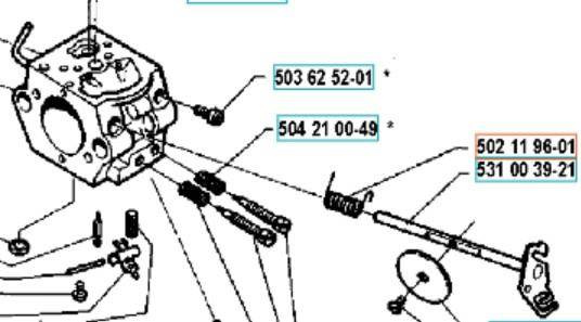 Sprężyna Husqvarna 40