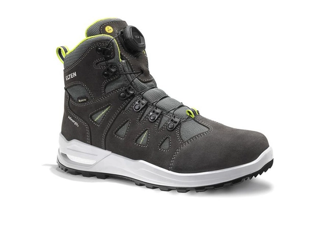 BUTY OCHRONNE ELTEN RILEY XXF BOA® GTX GREY-LIME MID ESD O2 WR CI