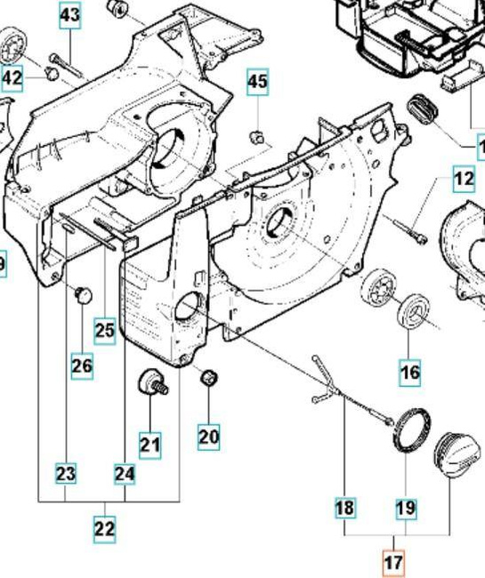 Korek paliwa 340 346 254 365 372 Aktualne