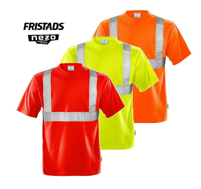 KOSZULKA ODBLASKOWA FRISTADS HI-VIZ KLASY 2 7411 TP