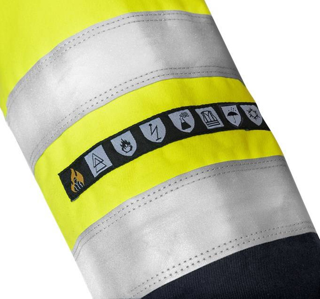 KURTKA ZIMOWA ODBLASKOWA FRISTADS FLAMESTAT KLASA 3 4086 ATHR