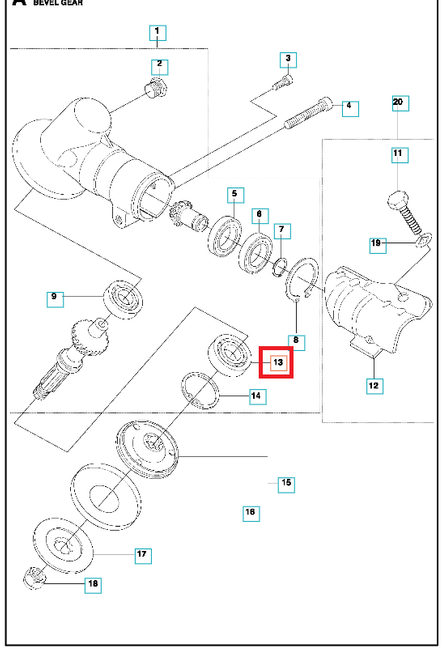 Łożysko kulkowe Husqvarna 24H