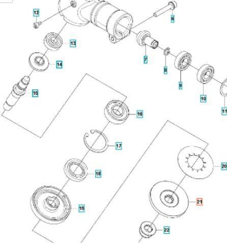 Podkładka Husqvarna wykaszarka 541 RS