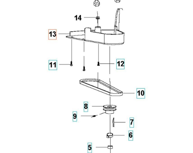 Osłona paska napędowego LC140S
