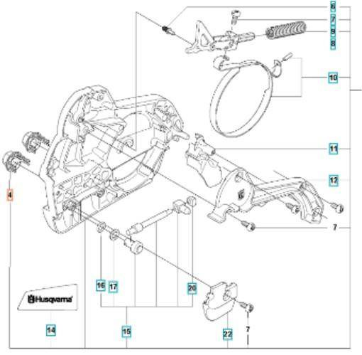 Nakrętka prowadnicy Husqvarna 560 XP