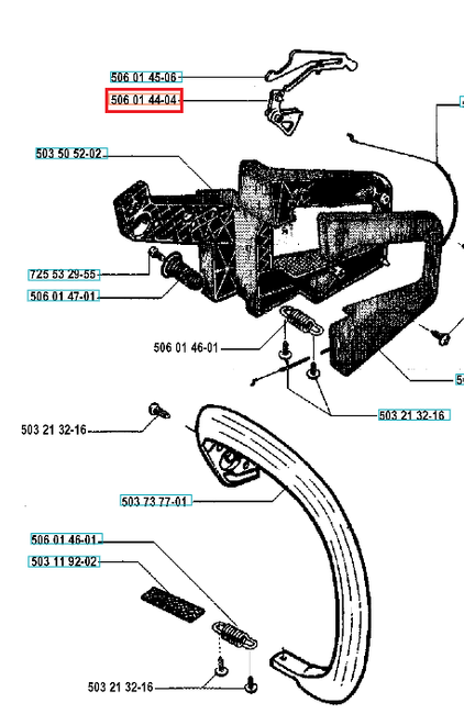 Dźwignia gazu 40 Husqvarna